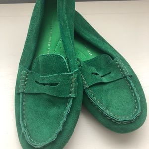 Gap Green Suede Loafers 6.5